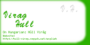 virag hull business card